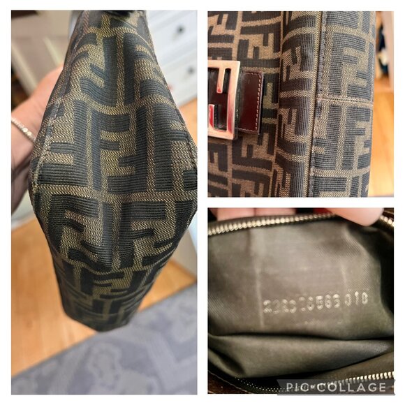 Authentic Vintage Fendi Zucca Shoulder Bag - Picture 8 of 16
